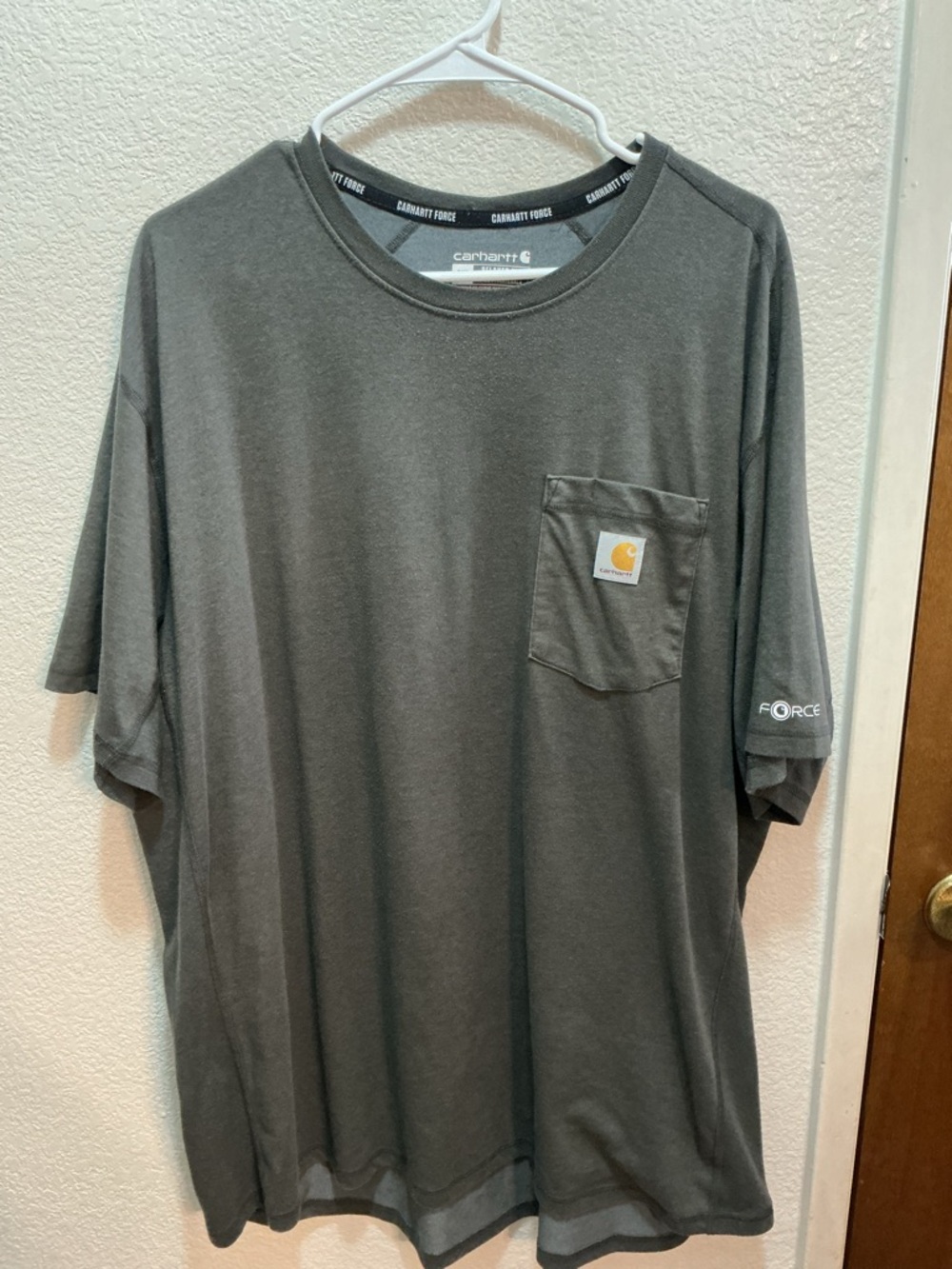 Carhartt Force Men's Relaxed Fit Short Sleeve Pocket T- Shirt Size 2XL #0053